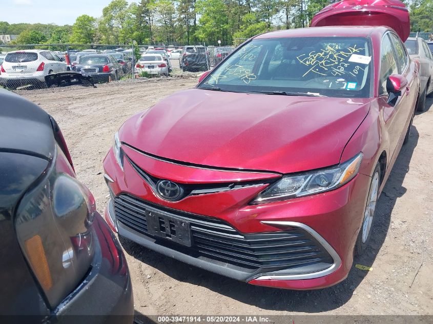 2021 Toyota Camry Le Awd VIN: 4T1R11BK0MU023524 Lot: 39471914