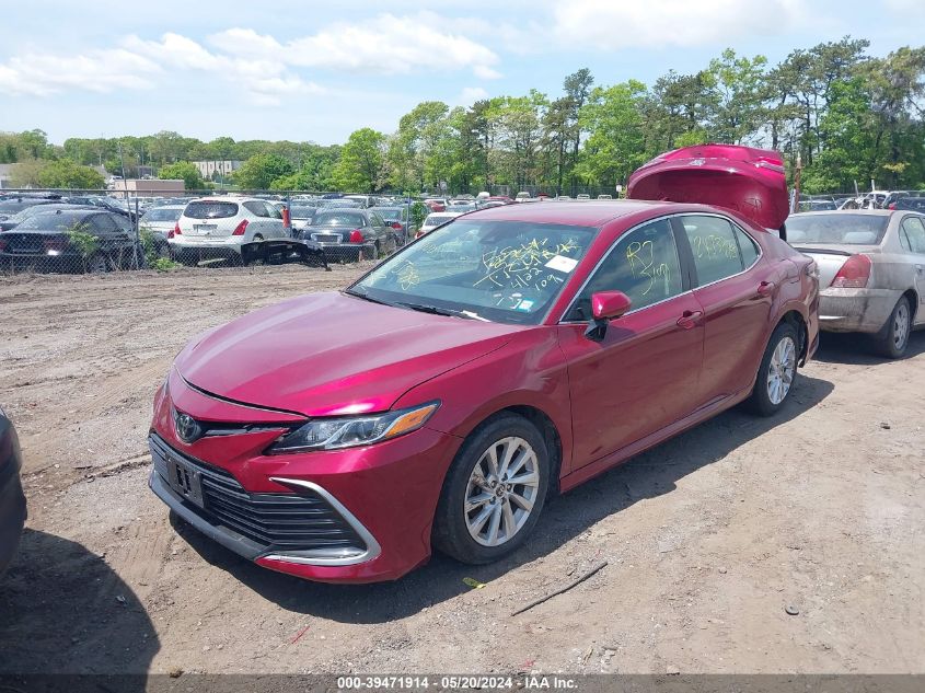 2021 Toyota Camry Le Awd VIN: 4T1R11BK0MU023524 Lot: 39471914