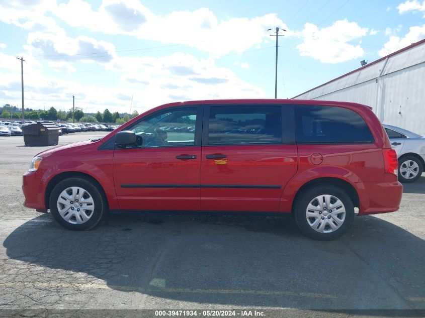 2015 Dodge Grand Caravan American Value Pkg VIN: 2C4RDGBG4FR530100 Lot: 39471934