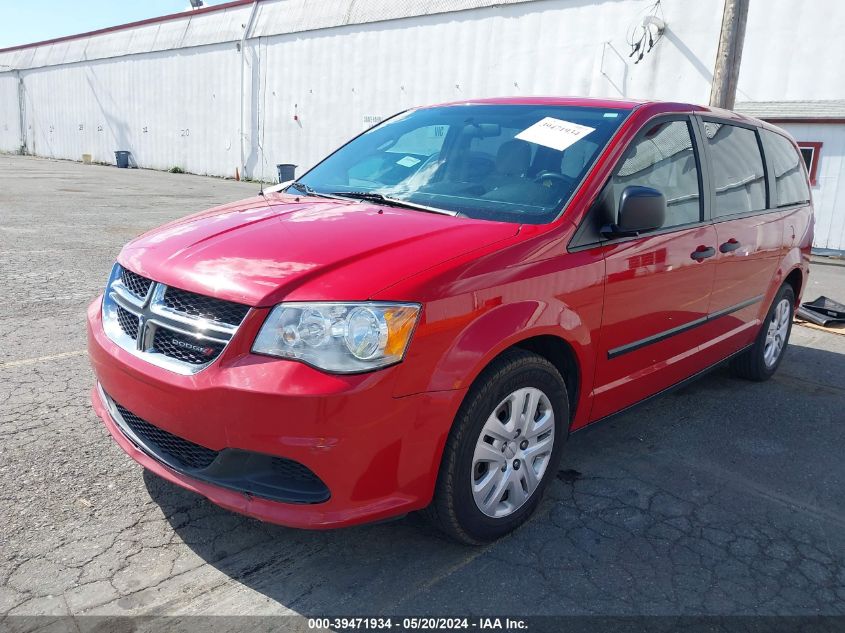 2015 Dodge Grand Caravan American Value Pkg VIN: 2C4RDGBG4FR530100 Lot: 39471934