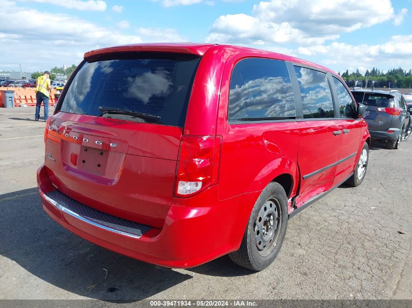 2015 Dodge Grand Caravan American Value Pkg VIN: 2C4RDGBG4FR530100 Lot: 39471934