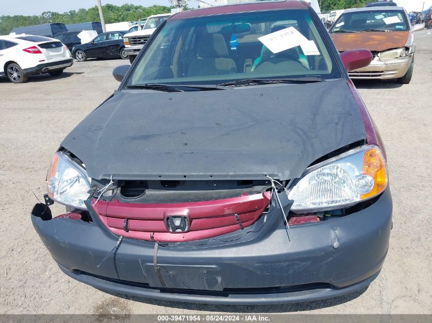 2003 Honda Civic Ex VIN: 2HGES267X3H550453 Lot: 39471954