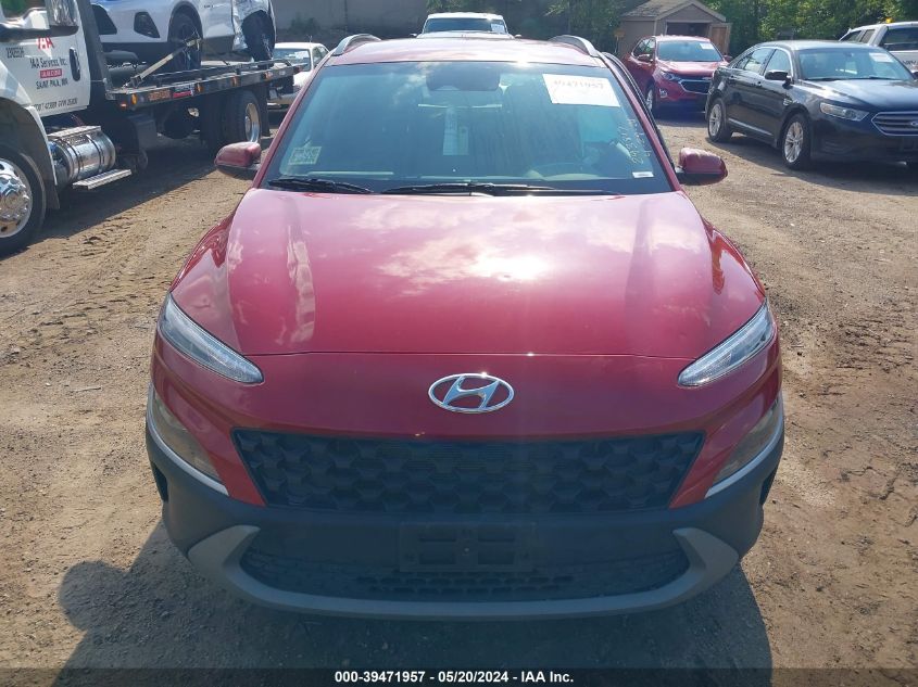 2022 Hyundai Kona Sel VIN: KM8K6CABINU901379 Lot: 39471957