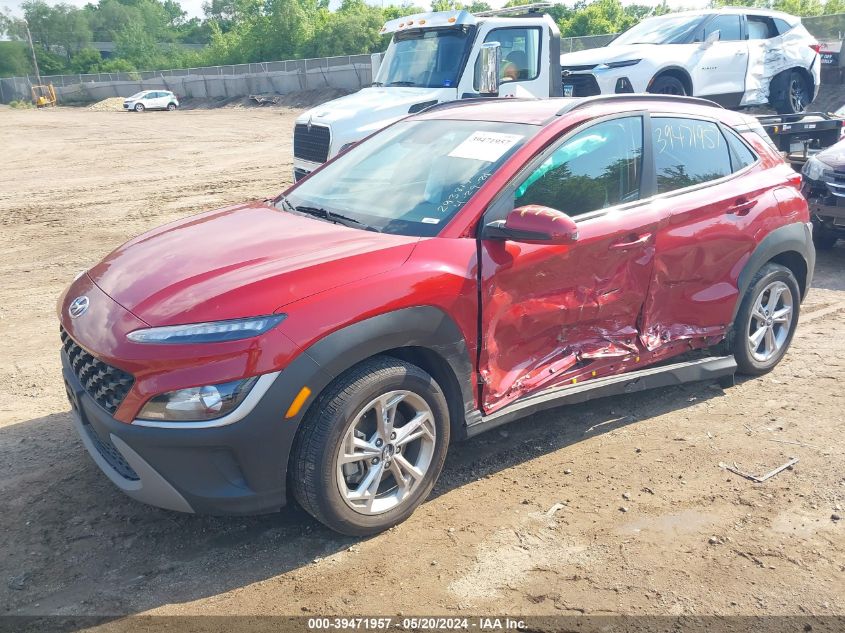 2022 Hyundai Kona Sel VIN: KM8K6CABINU901379 Lot: 39471957