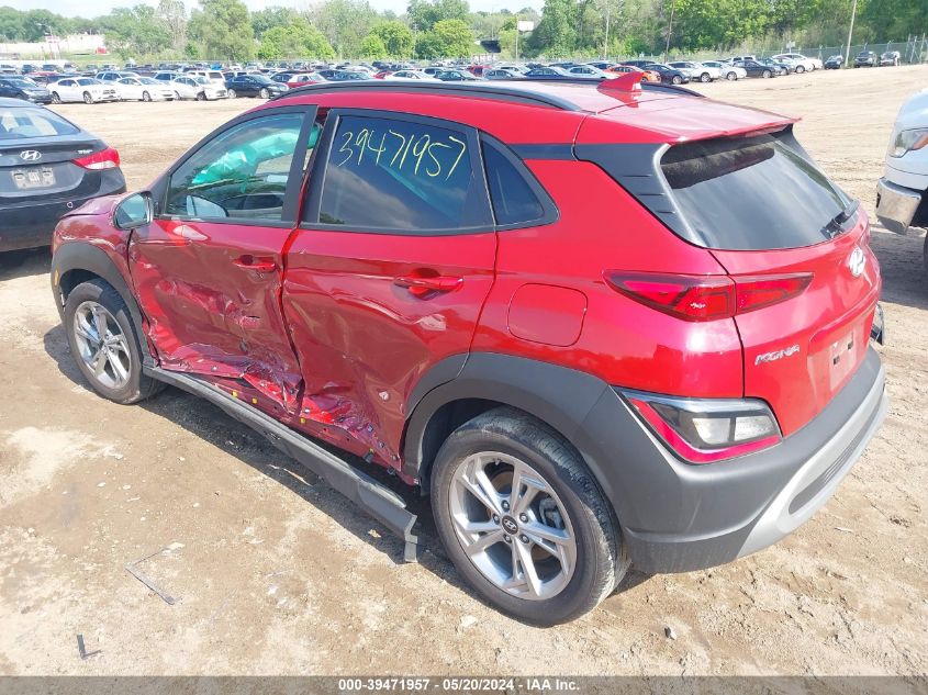 2022 Hyundai Kona Sel VIN: KM8K6CABINU901379 Lot: 39471957