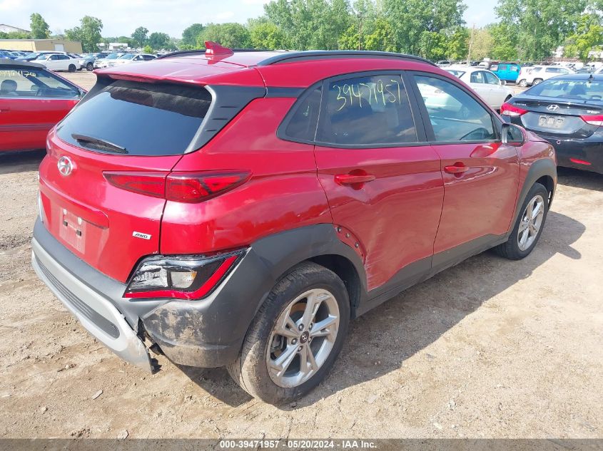 2022 Hyundai Kona Sel VIN: KM8K6CABINU901379 Lot: 39471957