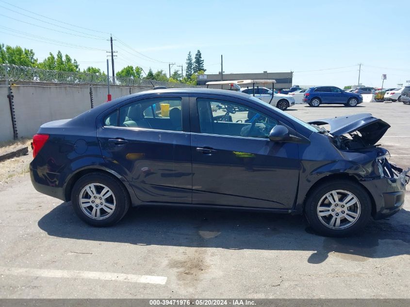 2016 Chevrolet Sonic Lt Auto VIN: 1G1JC5SH6G4138620 Lot: 39471976