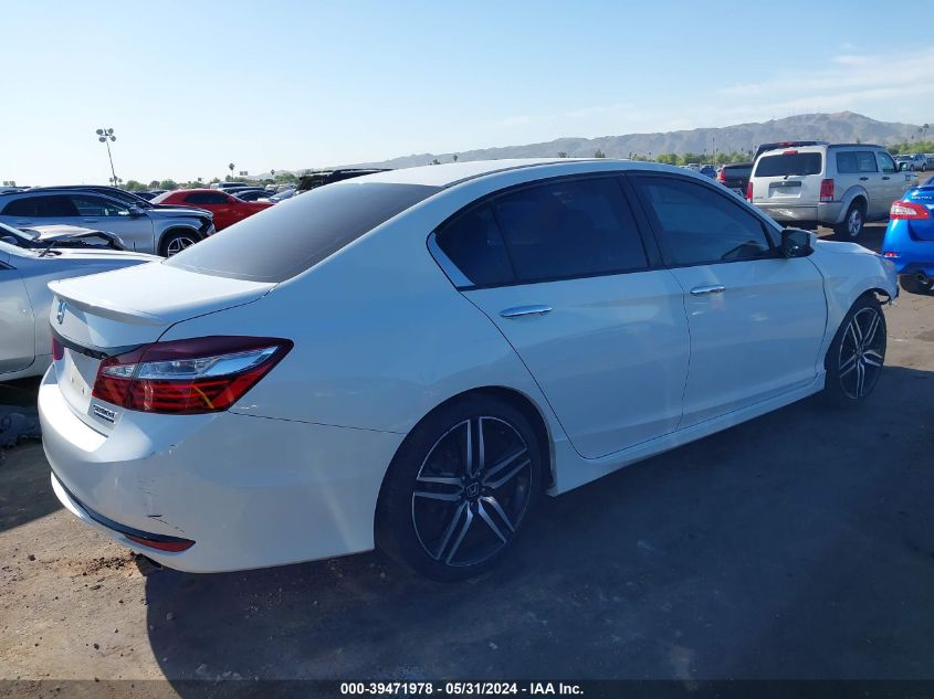 2017 Honda Accord Sport Se VIN: 1HGCR2F12HA052803 Lot: 39471978