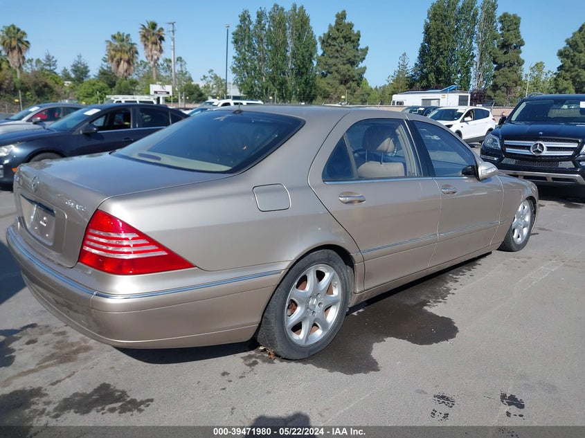 2004 Mercedes-Benz S 430 4Matic VIN: WDBNG83J74A425217 Lot: 39471980