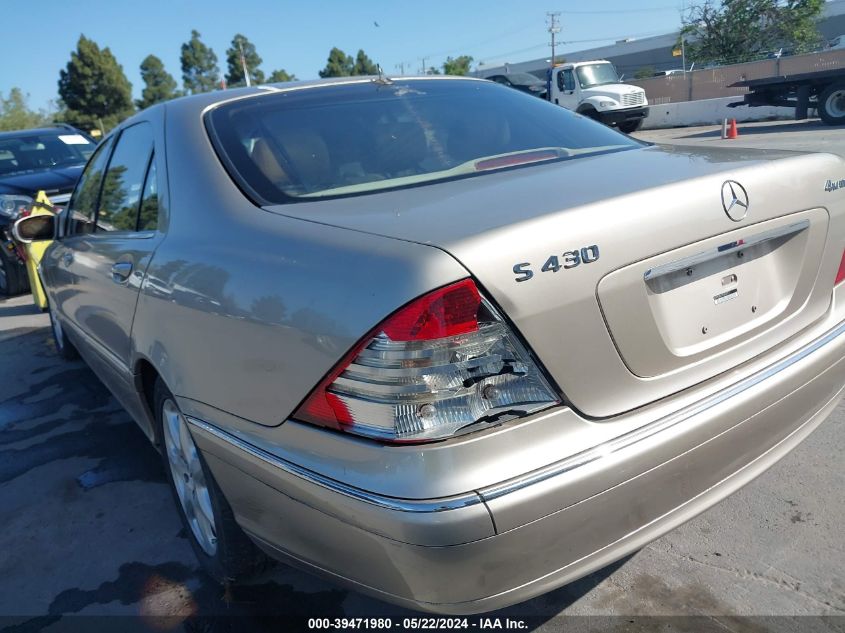 2004 Mercedes-Benz S 430 4Matic VIN: WDBNG83J74A425217 Lot: 39471980