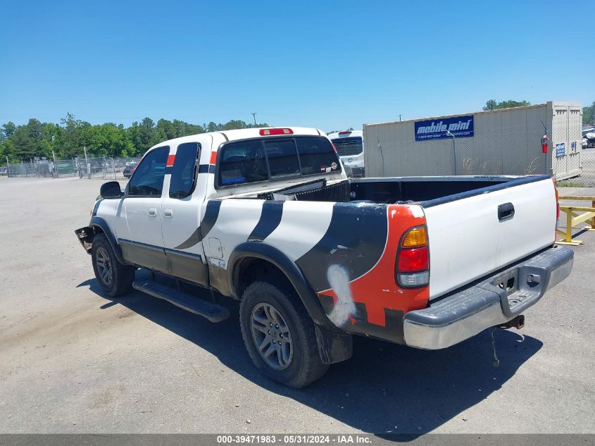 2000 Toyota Tundra Sr5 V8 VIN: 5TBRT3414YS043471 Lot: 39471983