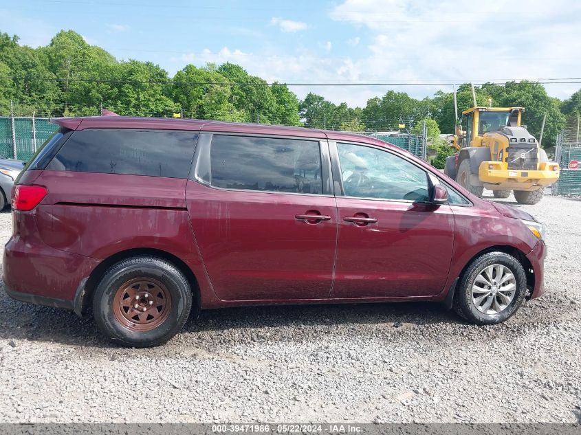 2019 Kia Sedona Lx VIN: KNDMB5C11K6553401 Lot: 39471986