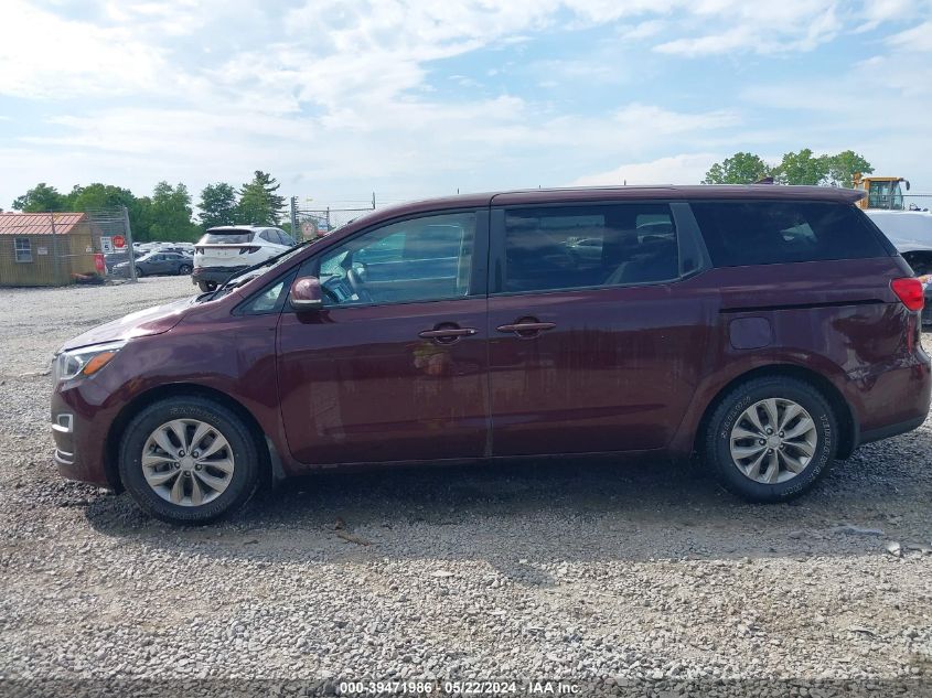 2019 Kia Sedona Lx VIN: KNDMB5C11K6553401 Lot: 39471986