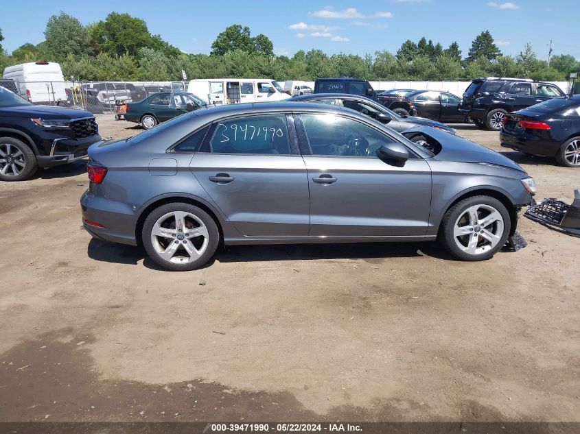 2017 Audi A3 2.0T Premium VIN: WAUAUGFF1H1027076 Lot: 39471990