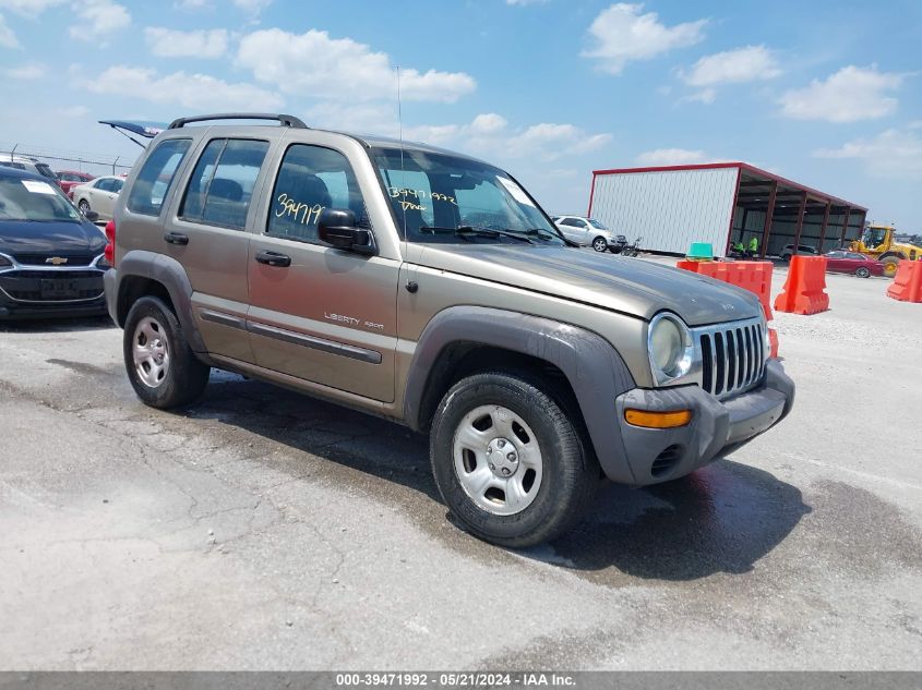 2003 Jeep Liberty Sport VIN: 1J4GL48K53W720747 Lot: 39471992