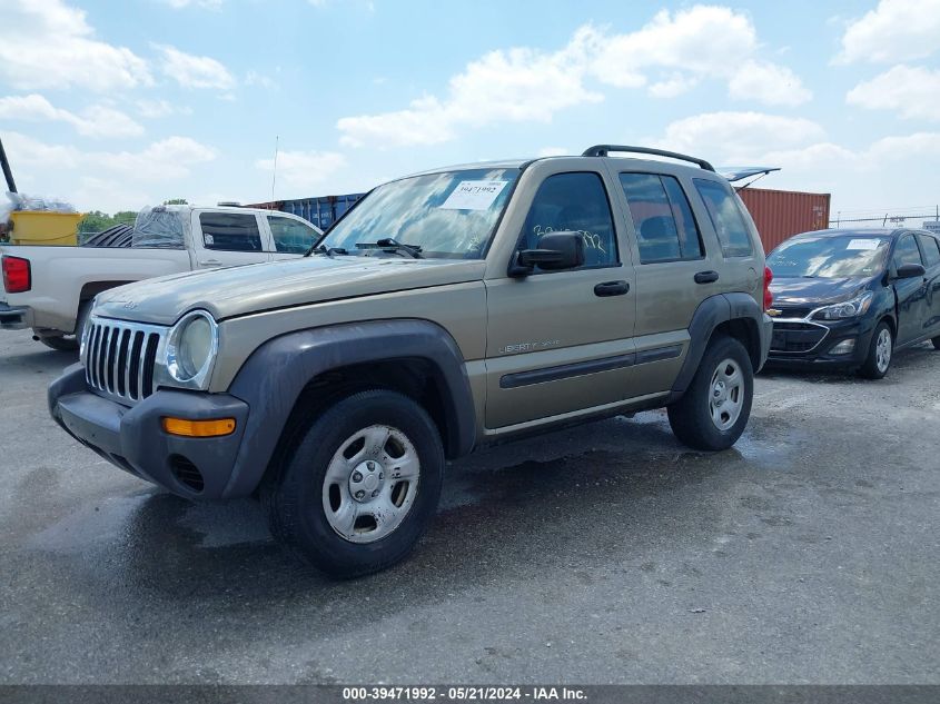 2003 Jeep Liberty Sport VIN: 1J4GL48K53W720747 Lot: 39471992