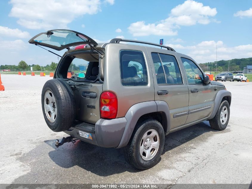 2003 Jeep Liberty Sport VIN: 1J4GL48K53W720747 Lot: 39471992