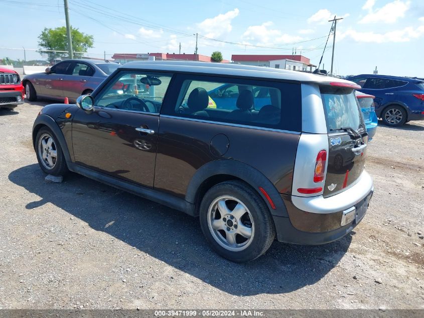 2008 Mini Cooper Clubman VIN: WMWML33528TN67920 Lot: 39471999