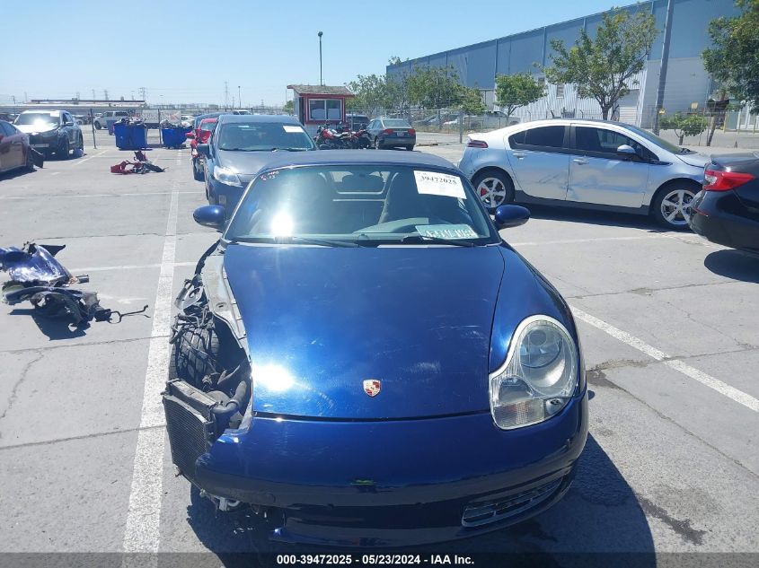 2001 Porsche Boxster VIN: WP0CA298X1S620214 Lot: 39472025
