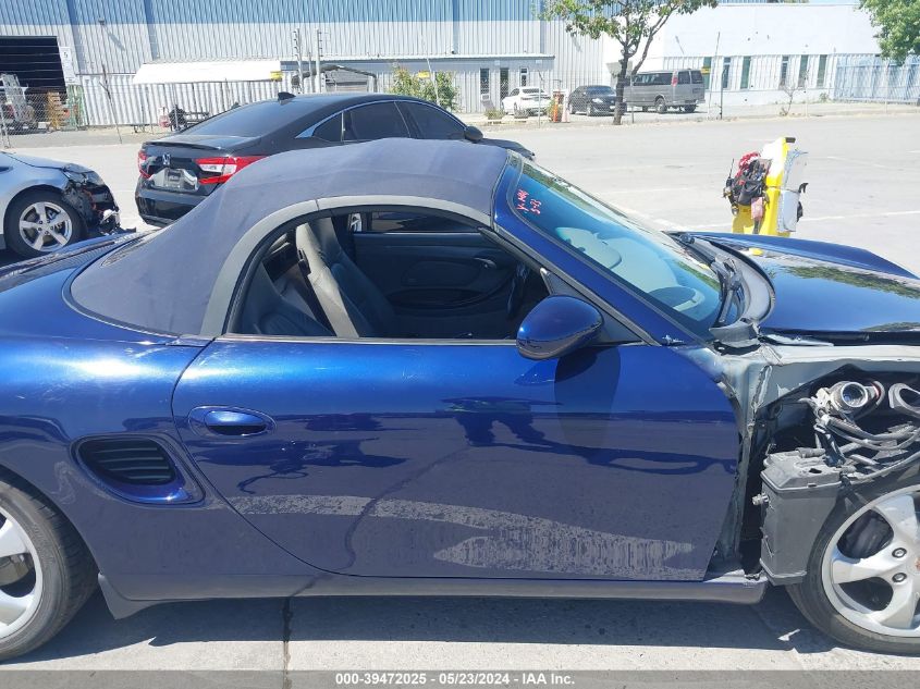 2001 Porsche Boxster VIN: WP0CA298X1S620214 Lot: 39472025