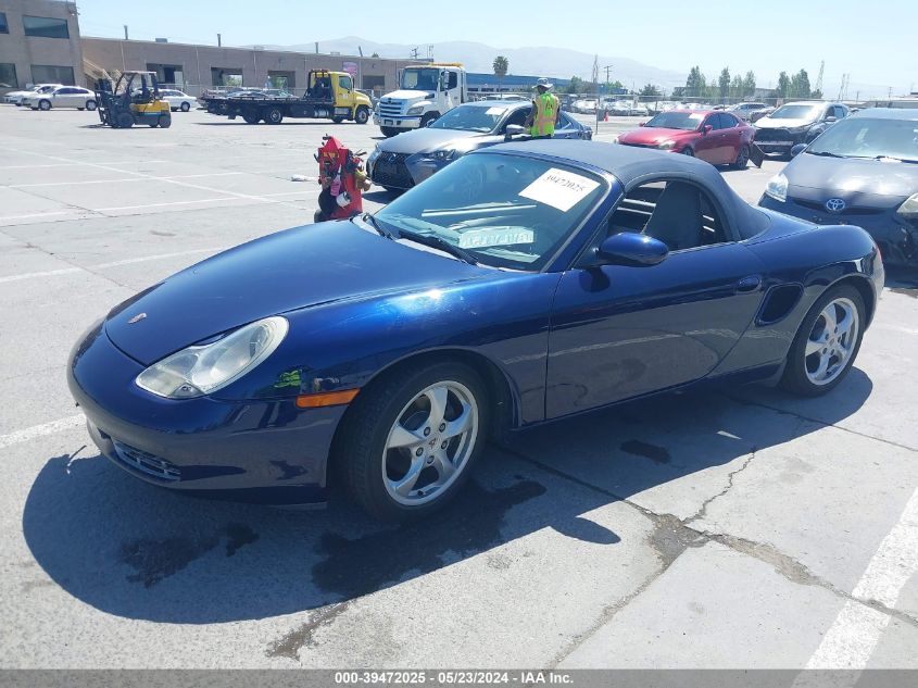 2001 Porsche Boxster VIN: WP0CA298X1S620214 Lot: 39472025