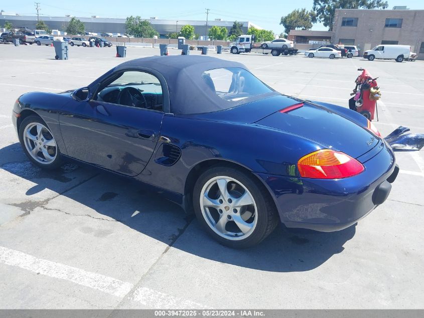 2001 Porsche Boxster VIN: WP0CA298X1S620214 Lot: 39472025