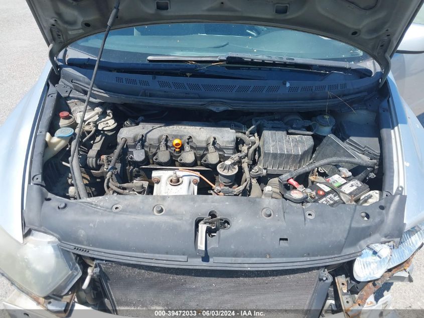 2010 Honda Civic Lx VIN: 2HGFG1B6XAH526776 Lot: 39472033