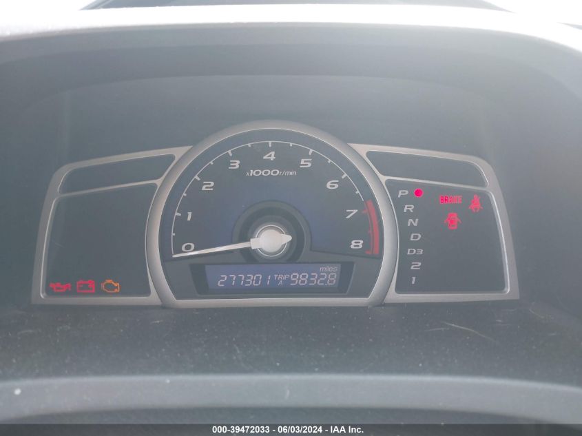 2010 Honda Civic Lx VIN: 2HGFG1B6XAH526776 Lot: 39472033