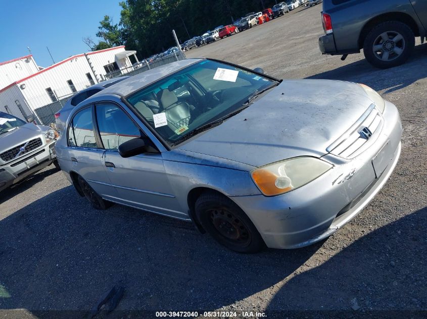 2001 Honda Civic Lx VIN: 2HGES16501H591986 Lot: 39472040