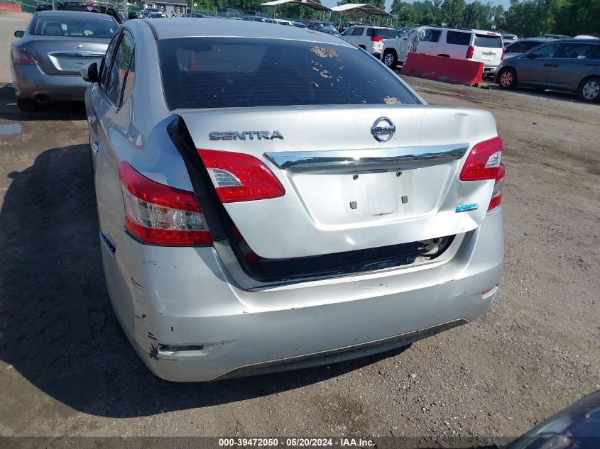 2014 Nissan Sentra S VIN: 3N1AB7AP5EL612565 Lot: 39472050