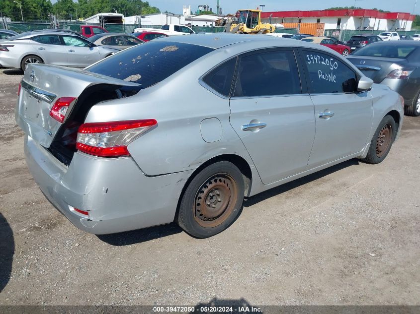 2014 Nissan Sentra S VIN: 3N1AB7AP5EL612565 Lot: 39472050