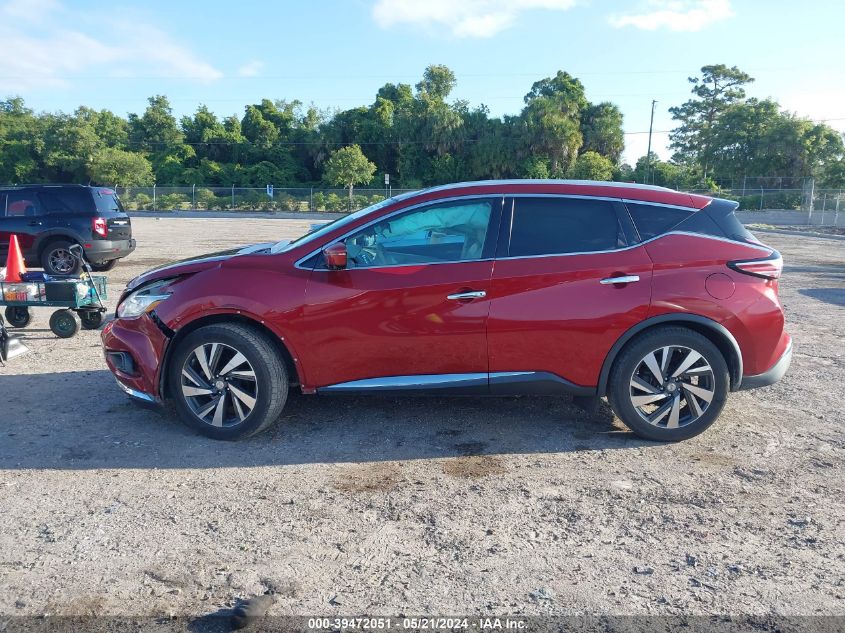 2016 Nissan Murano Platinum VIN: 5N1AZ2MH3GN104089 Lot: 39472051