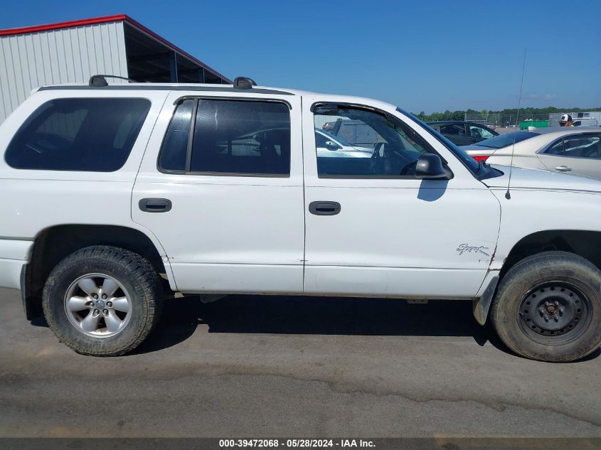 2003 Dodge Durango Sport/Sxt VIN: 1D4HS38N63F502143 Lot: 39472068