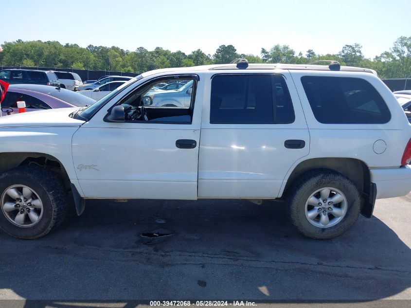 2003 Dodge Durango Sport/Sxt VIN: 1D4HS38N63F502143 Lot: 39472068