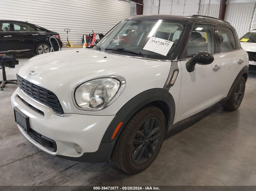 2013 Mini Countryman Cooper S VIN: WMWZC3C56DWP21561 Lot: 39472077