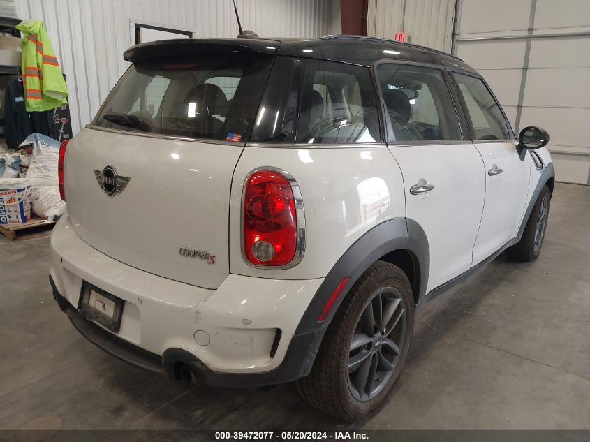 2013 Mini Countryman Cooper S VIN: WMWZC3C56DWP21561 Lot: 39472077