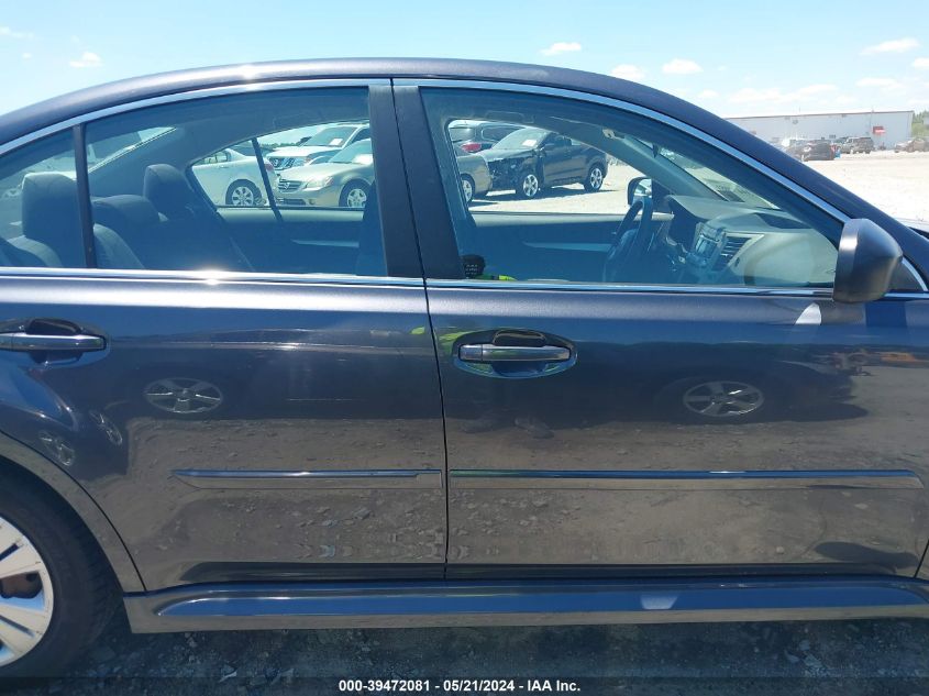 2013 Subaru Legacy 2.5I VIN: 4S3BMBA62D3011680 Lot: 39472081