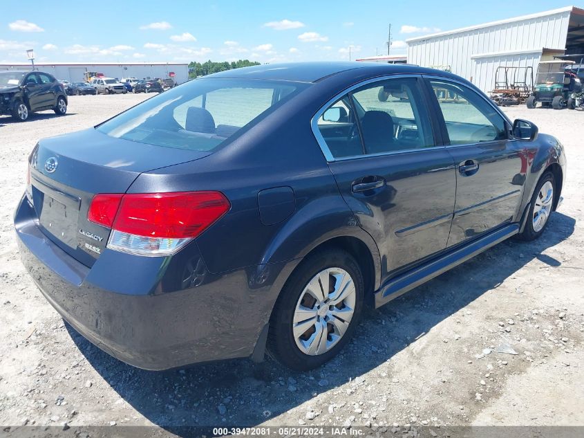 2013 Subaru Legacy 2.5I VIN: 4S3BMBA62D3011680 Lot: 39472081