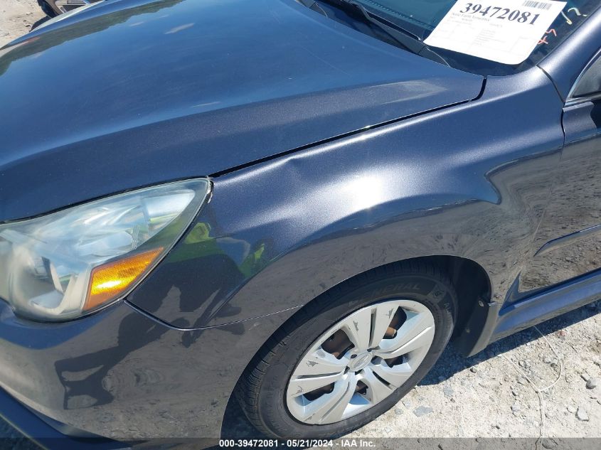 2013 Subaru Legacy 2.5I VIN: 4S3BMBA62D3011680 Lot: 39472081