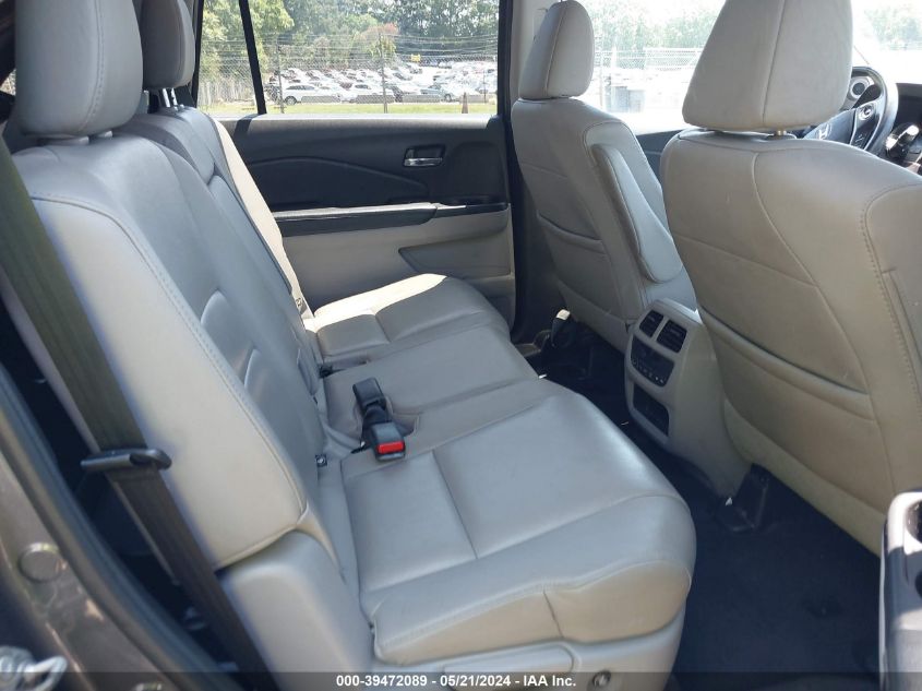 2018 Honda Pilot Ex-L VIN: 5FNYF5H50JB015826 Lot: 39472089