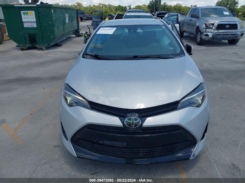 2017 Toyota Corolla Le VIN: 2T1BURHE1HC829050 Lot: 39472092