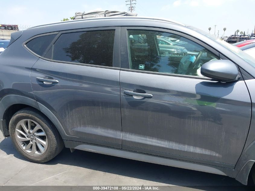 2018 Hyundai Tucson Sel VIN: KM8J33A48JU790555 Lot: 39472108