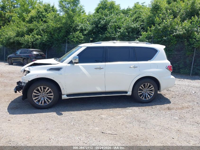 2019 Nissan Armada Platinum VIN: JN8AY2NE0K9758372 Lot: 39472113