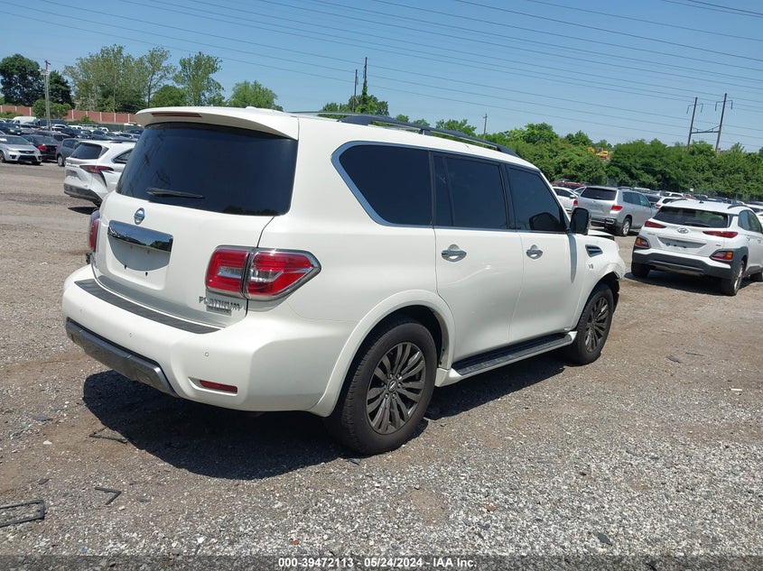 2019 Nissan Armada Platinum VIN: JN8AY2NE0K9758372 Lot: 39472113