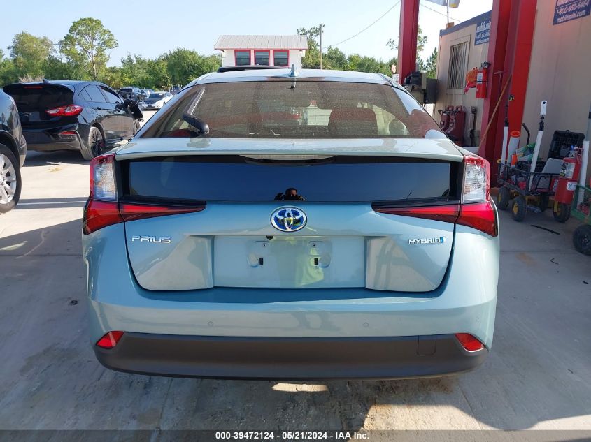 2019 Toyota Prius VIN: JTDKARFUXK3074080 Lot: 39472124