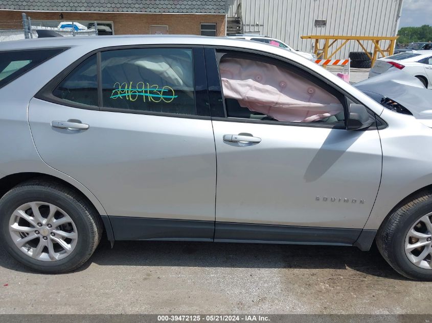2019 Chevrolet Equinox Ls VIN: 3GNAXHEVXKS677224 Lot: 39472125