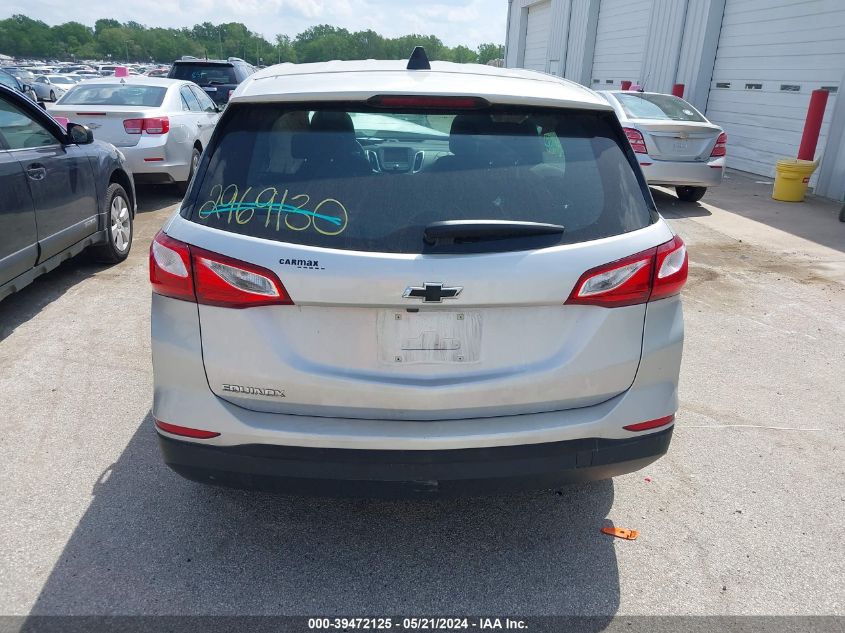 2019 Chevrolet Equinox Ls VIN: 3GNAXHEVXKS677224 Lot: 39472125