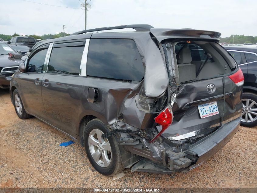 2012 Toyota Sienna Le VIN: 5TDKK3DC8CS251441 Lot: 39472132