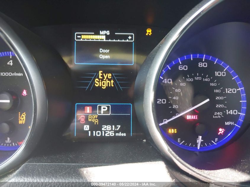 2018 Subaru Outback 2.5I Premium VIN: 4S4BSAHC7J3219881 Lot: 39472140