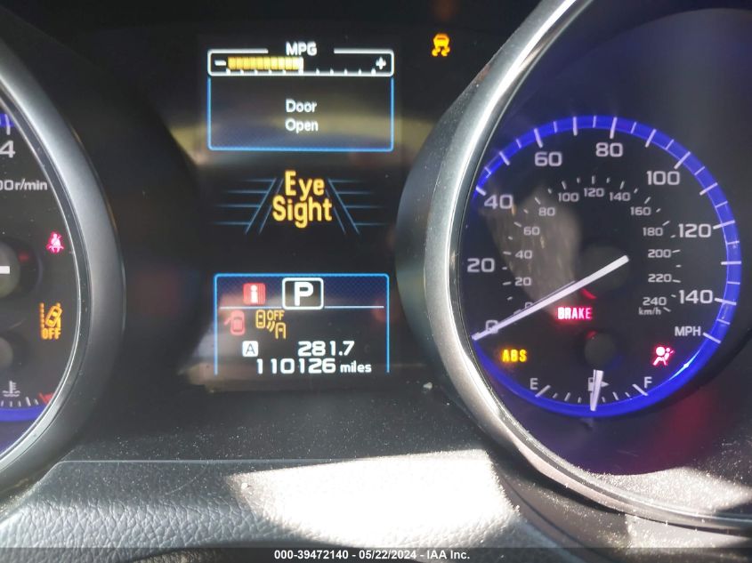 2018 Subaru Outback 2.5I Premium VIN: 4S4BSAHC7J3219881 Lot: 39472140